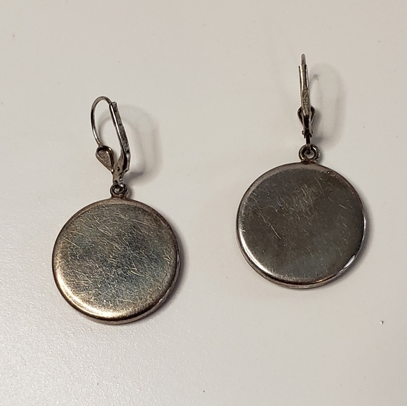 Sterling Silver Swarovski Black Crystal Earrings - Picture 4 of 7